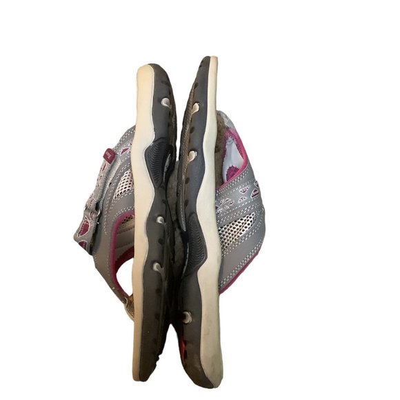 BASS Women's Gray & Pink Thong/T-Strap Comfortable Athletic Style Sandals-Size 9 - Picture 4 of 8